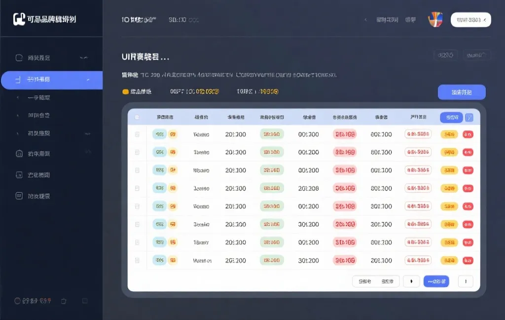 信息展示界面示意